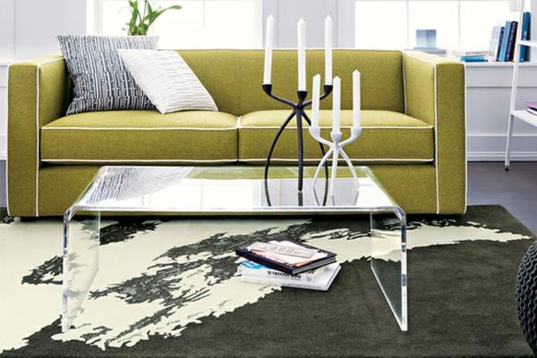 permatomas kavos staliukas-garstyčių sofa