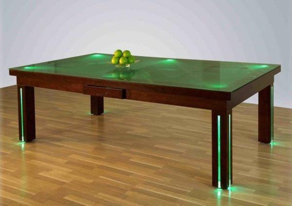 yeşil-dönüştürülebilir-bilardo masası-yemek masası-yeniden boyutlandırılmış
