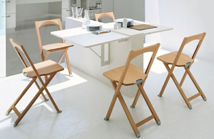 katlanır-mutfak-masa amaçlı-yuvarlak-uzatılabilir-masa-katlanır-sandalyeler