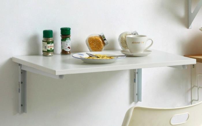 mažas-sulankstomas-virtuvės stalas-mažos erdvės išdėstymas
