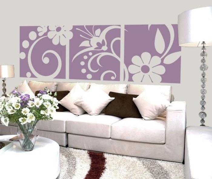 masa-3-paneller-oturma odası-duvar-dekorasyonu-modern-lamba için-boyama