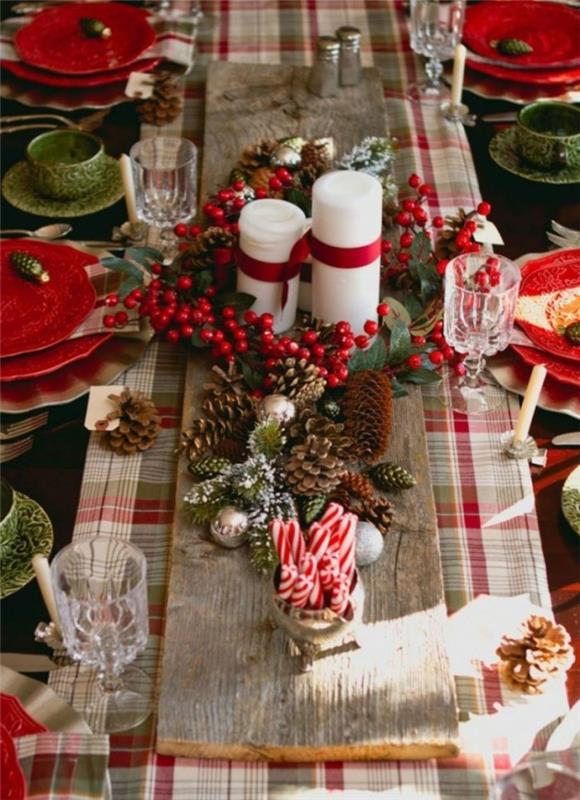 Božična miza-deco-praznične mize