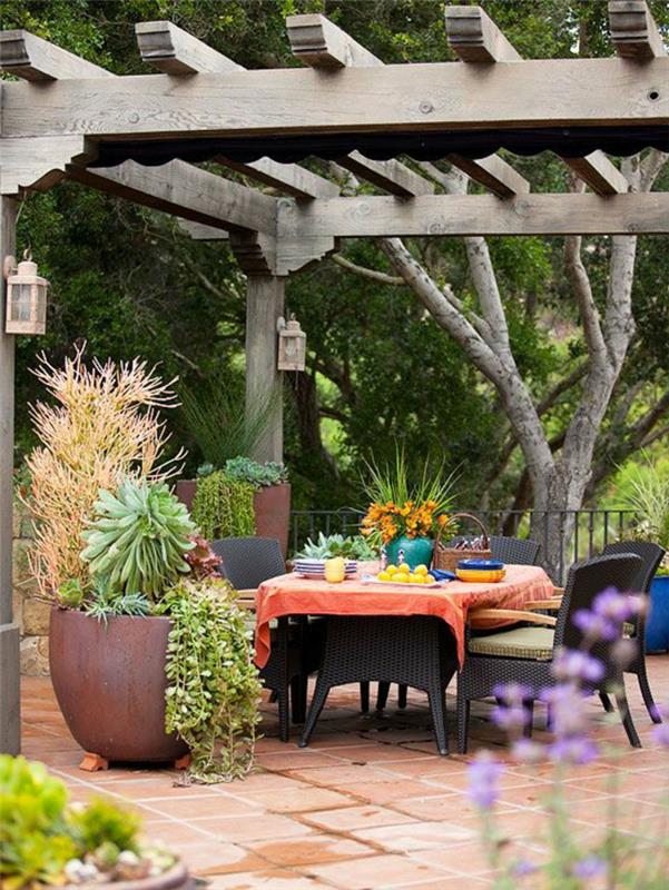 bahçe-masa-ve-sandalye-çiçekler-on-the-modern-tasarım-bahçe-masa-bahçe-için-