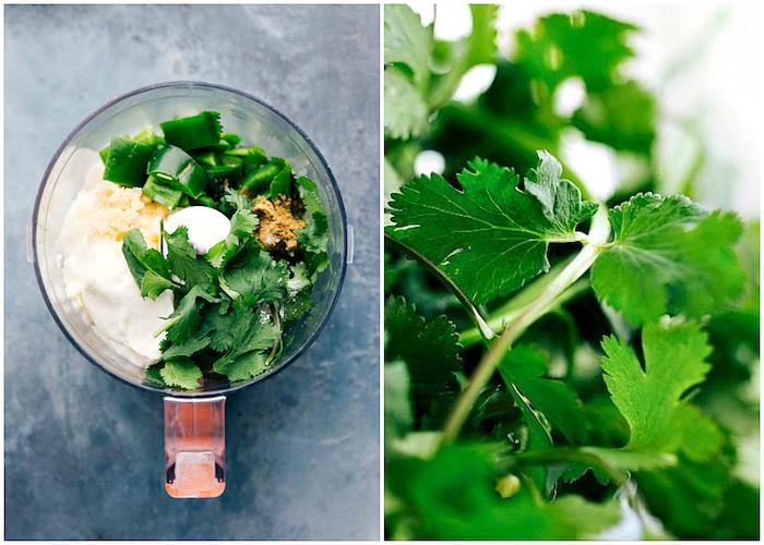 Mehiški recept za taco omako z majonezo, česnom, zelenim poprom in peteršiljem, kako narediti mehiški tacos