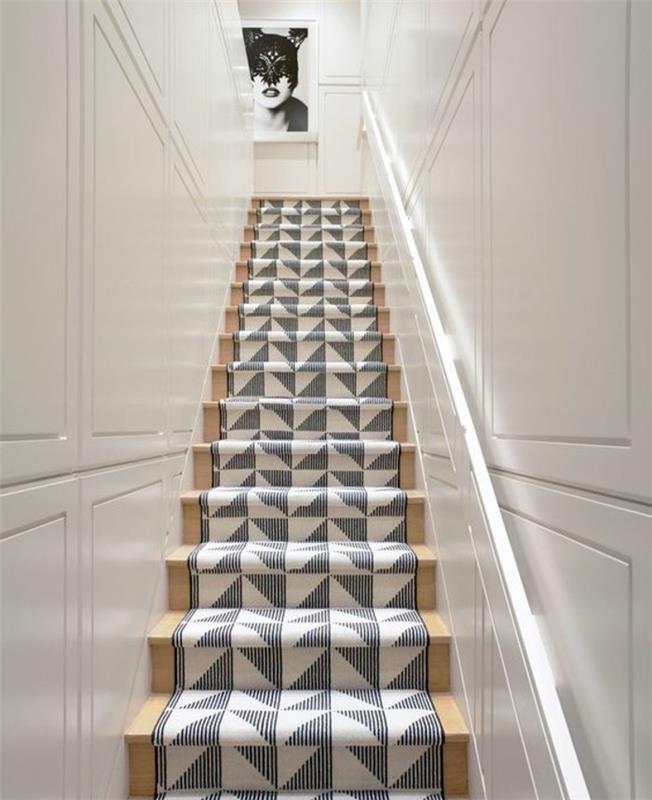 modernaus kilimėlio-laiptų-geometrinių formų