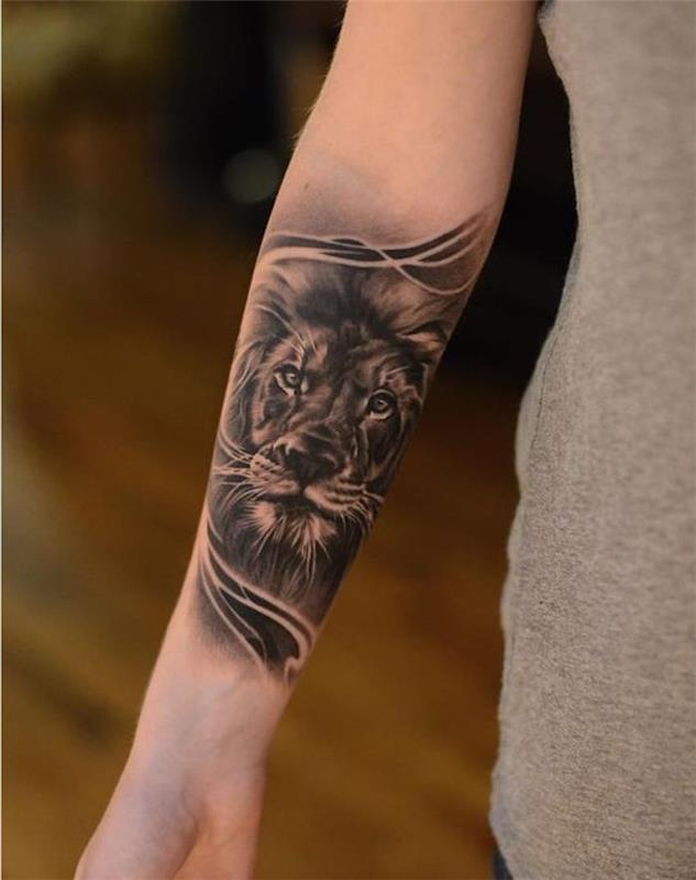 podoba levo tetovirane podlakti, siva oblačila, enobarvna ženska tetovaža