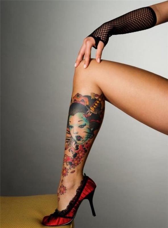 Japonska tetovaža pomeni japonski tetovaža gejša tele