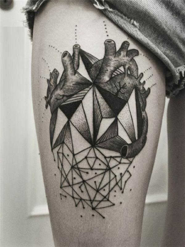 tattoo-pomensko-simbolno-trikotnik-tattoo-6-mesečno srce