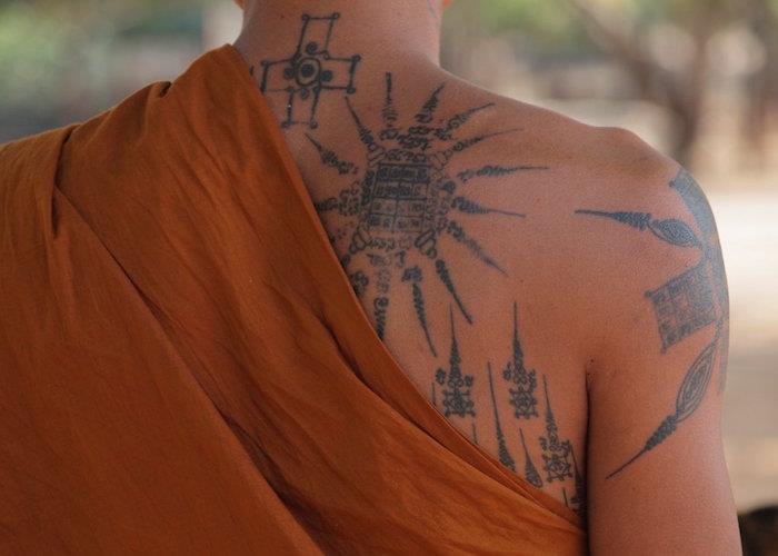 budistų simbolis dvasinė tatuiruotė Tailando simboliai tatuiruoti moie