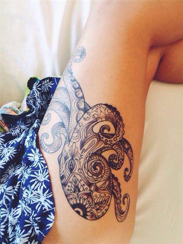 tetovaža noge hobotnice tetovaža hobotnice