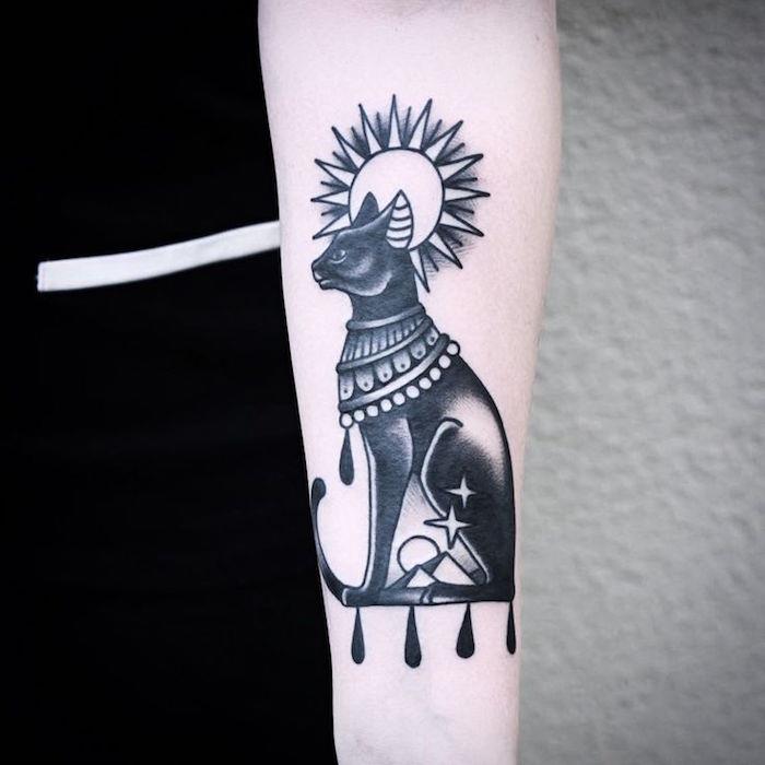 mačja šapa risba tetovaža egipčanska sfinga roka bog egipt