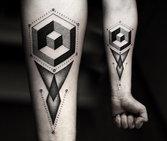 Tatuiruotės geometrijos ir puntinio įvaizdis