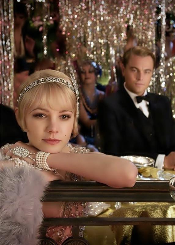 obleka charlestone, prizor iz filma Veliki Gatsby, Leonardo DiCaprio in Carey Mulligan