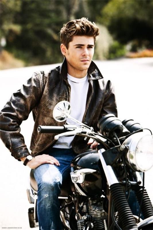 akşam-veya-şık-deri-kıyafet-moto-zac-efron