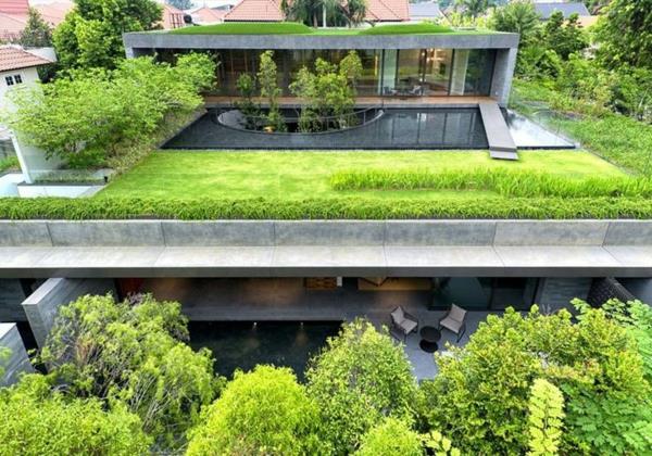 yeşil-çatı-modern-beton-ev-yeşil-çatı