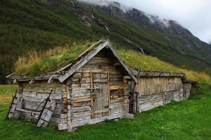 žalias stogas-Norvegija-kultūros paveldas