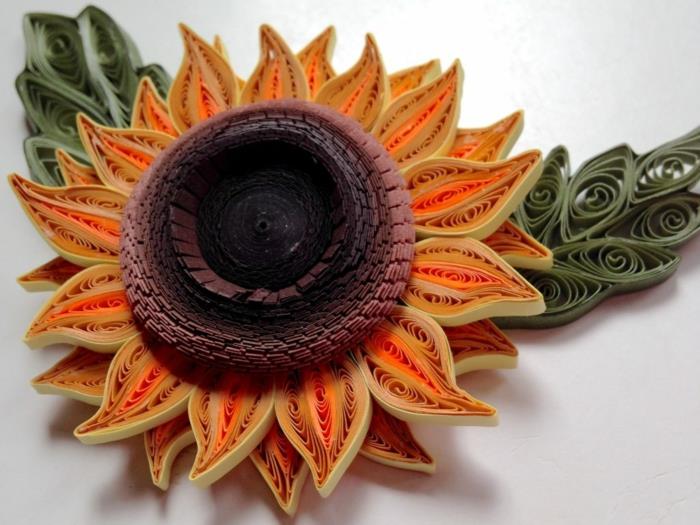 gerçekçi ayçiçeği, muhteşem büyük kağıt çiçek tasarımı