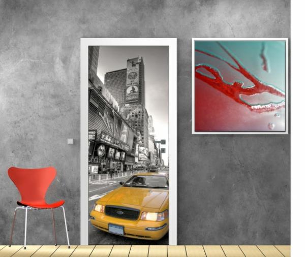 trompe-l'oeil-for-a-kapı-trompe-l'oeil-çıkartması