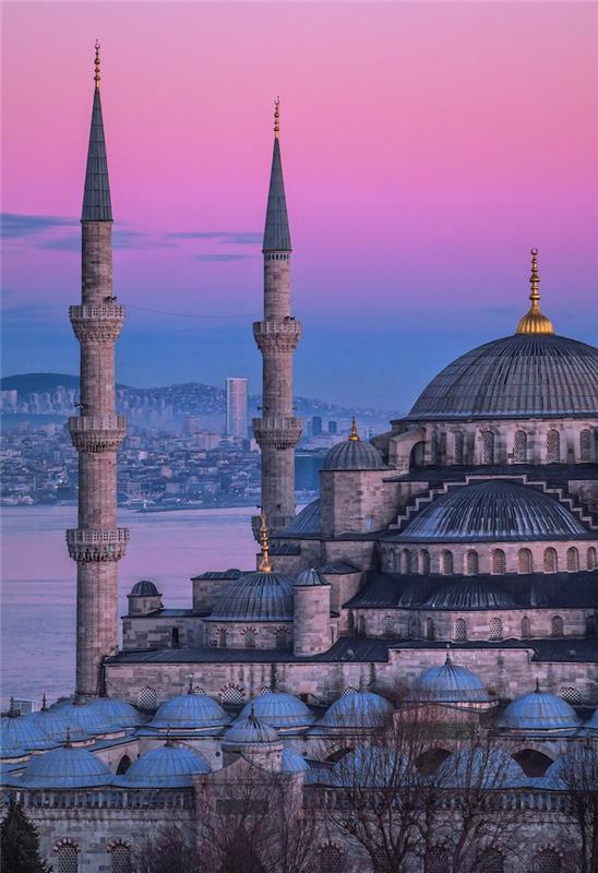 Pokrajinska fotografija Istanbul Saint Sofia, lepotno mesto, ozadje za računalnik