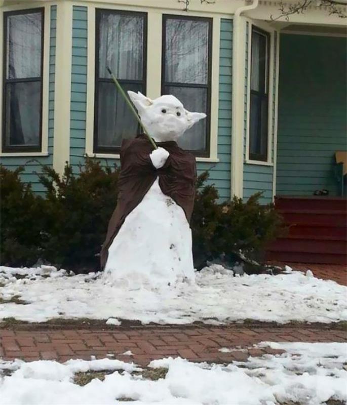 Pasidaryk pats-Sniego senis-Snieguolė-pamoka-Yoda