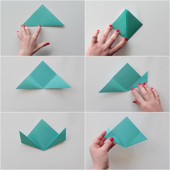 paprasta „origami“ pamoka, kaip pasigaminti gražių popierinių ramunėlių, su kuriomis mes sudarysime puokštę origami gėlėmis