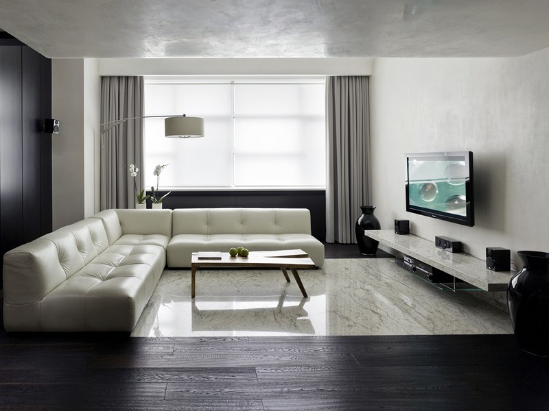 Modern oturma odası mobilyaları fotoğrafı