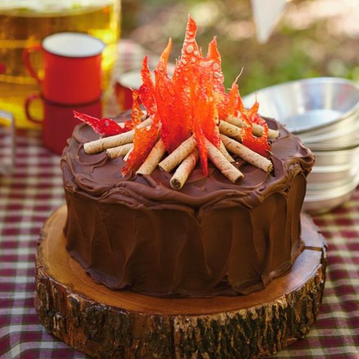 eğlenceli doğum günü pastaları orijinal doğum günü pastaları ateş