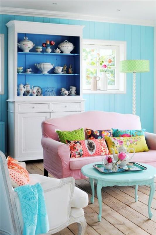 lepa-barbie-style-dnevna soba-nebo-modro-stene-60x60-obarvana-prevleka za blazino