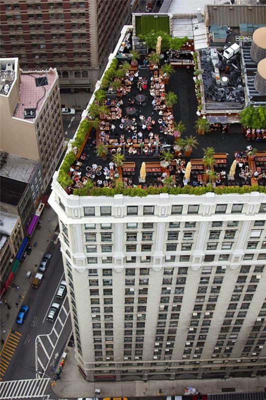 restoranas ant stogo-Niujorkas