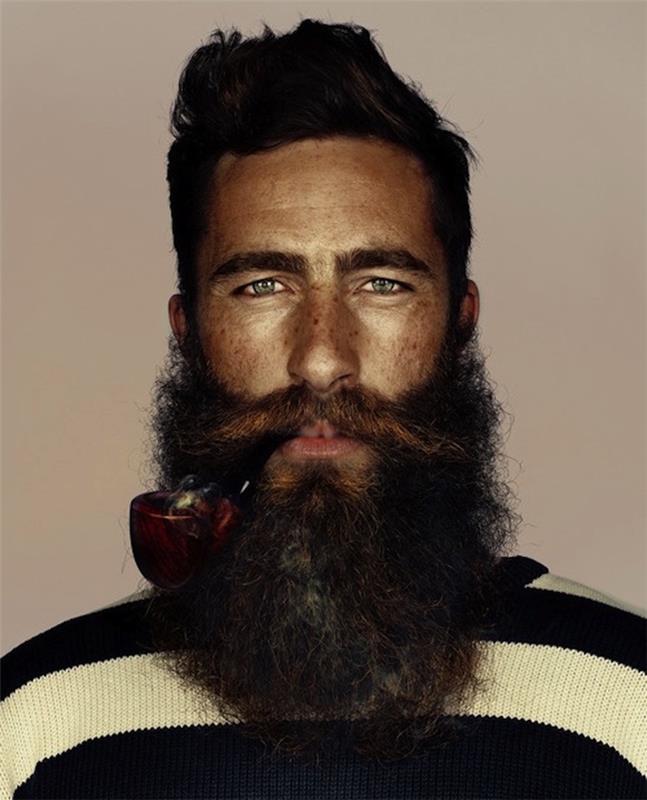 gojiti brado drvar hipster človek