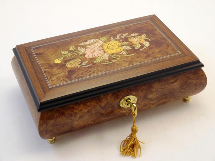 stara klasična glasbena škatla-original-škatla za nakit-za-okrasitev-vašega-nakita-vintage-škatla
