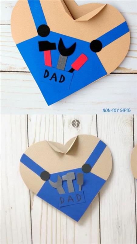 Darilno darilo za očetov dan, ki ga je naredil Baby DIY Idea za očetovski dan