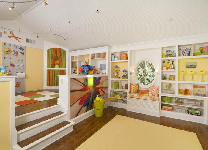 Çocuğunuzun yaratıcı köşe boyama oyun odası saklama dolabı oyuncak dekorasyonu güzel nasıl düzenleneceğine dair bir fikir