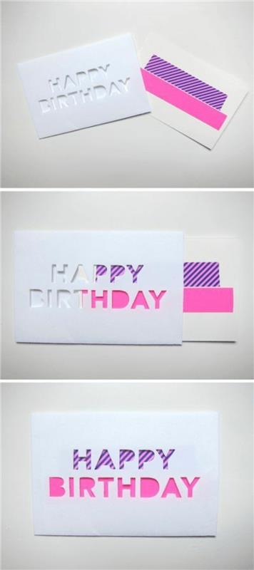 bir-doğum günü için-fikir-kartı-yapmak-kolay-dekoratif-yapışkan-bant