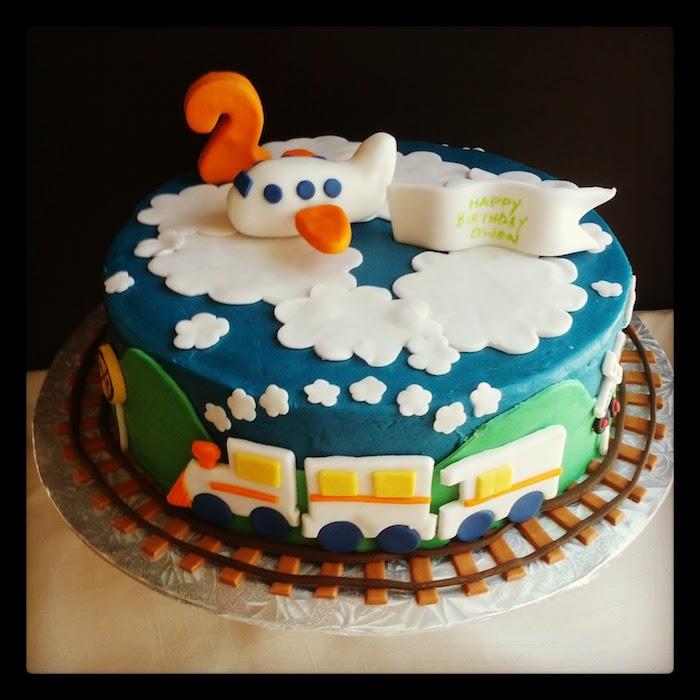 Kul ideja o oblikovanju otroških tort za rojstnodnevne torte za otroško letalo
