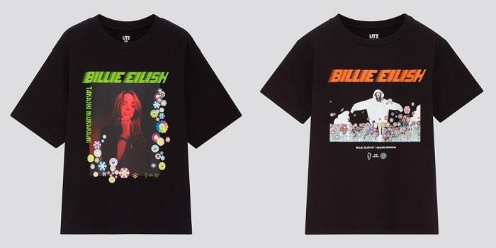 Pričakovana zbirka Billie Eilish x Uniqlo Ut, ki jo je oblikoval Takashi Murakami, prihaja 25. maja