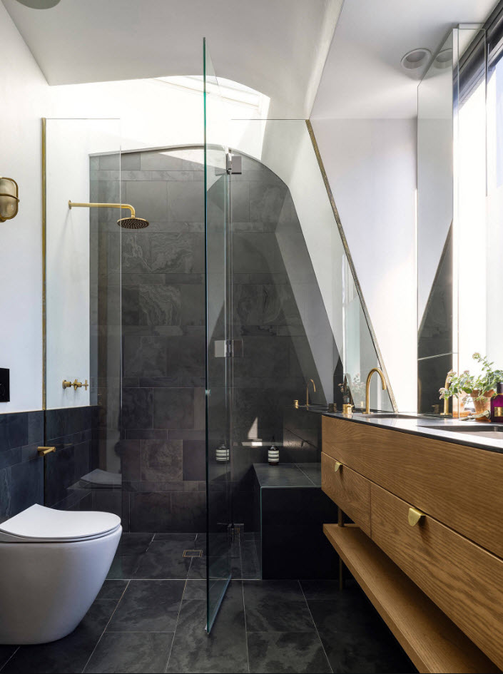Neįprasta vonios kambario geometrija
