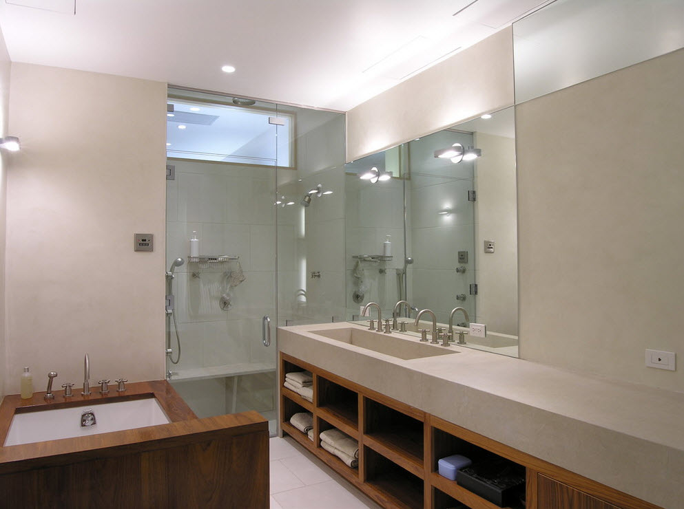 Vasca da bagno in legno