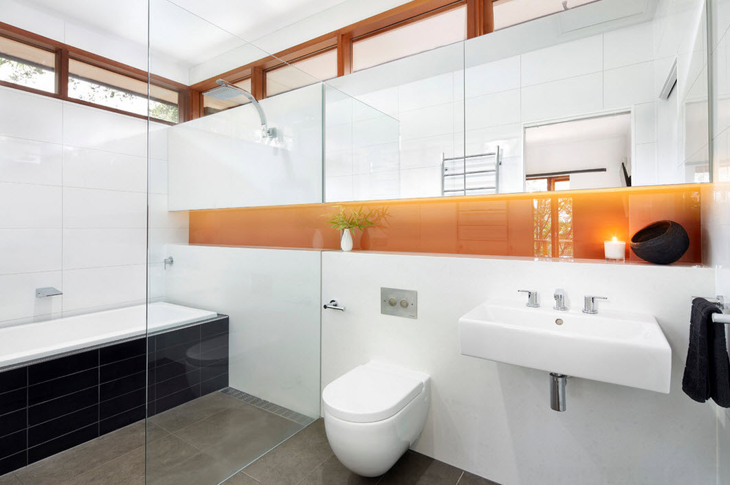 WC sospeso in bagno