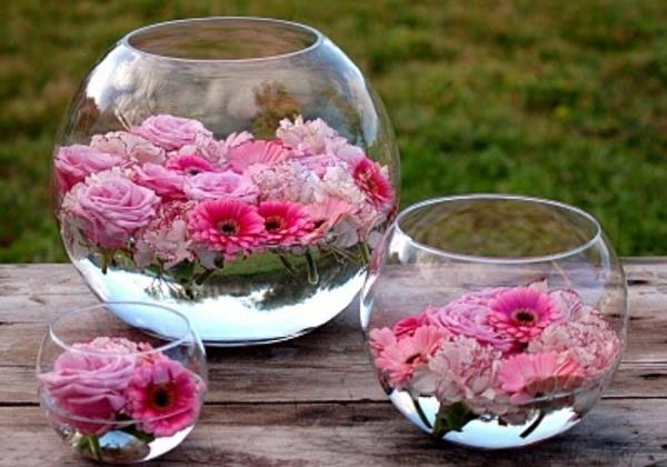 çiçek başlı top-vazo-dekorasyon