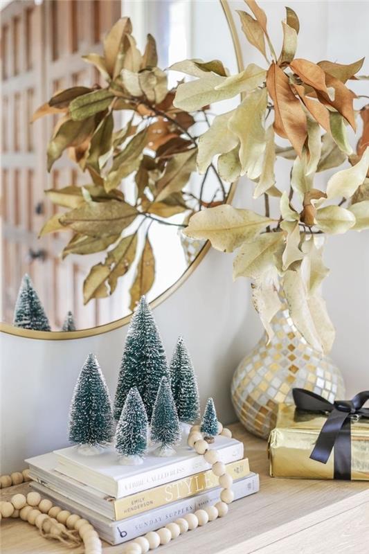 mozaik vazo ayna çelenk ahşap boncuklar diy manuel etkinlikler noel koleksiyonu kitaplar şifonyer ahşap yuvarlak ayna