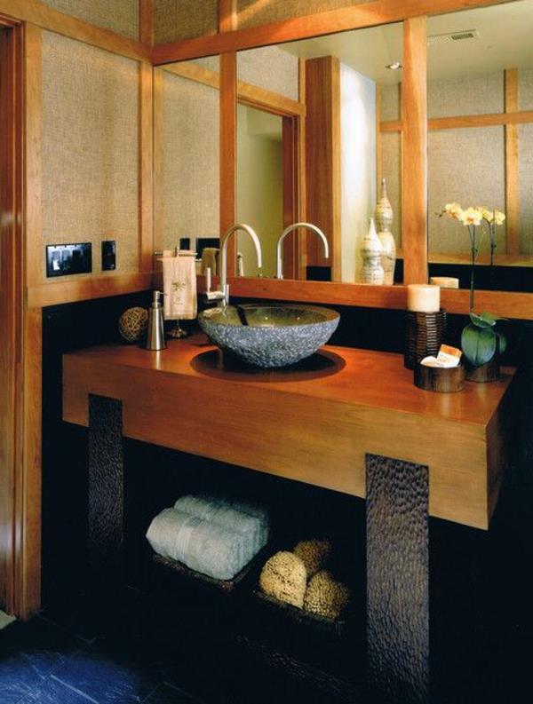banyolar için modern taş lavabolar