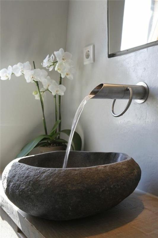 Kriauklė-vonios kambarys-vandens-sifonas-akmuo