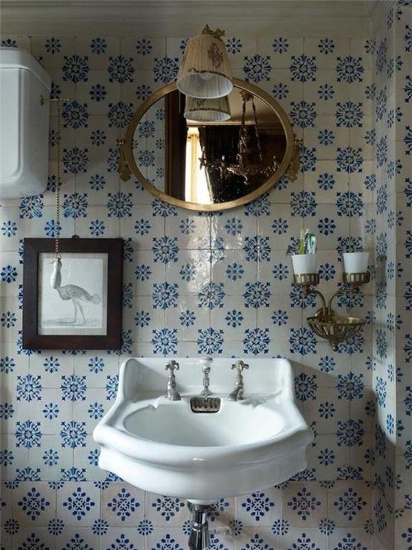stenski umivalnik-vintage-design-stara ploščica
