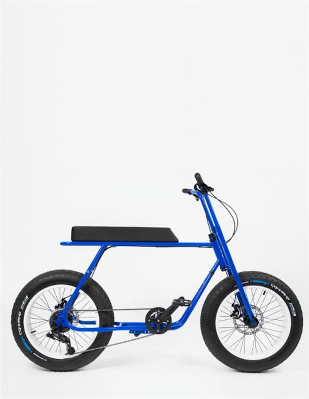 „Coast Cycles“ originalus mėlynos spalvos koleto dviratis 20 metų „Buzzraw“