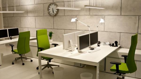 žalia-biuro kėdė-ergonomiška ir originali
