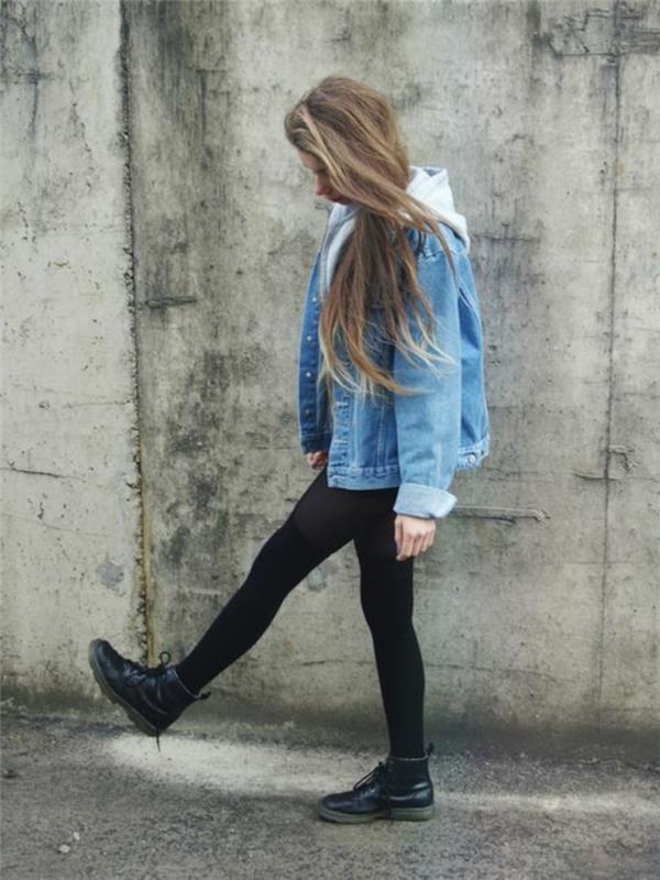 ceket-blazer-kadın-denim-tarzı-spor-zarif-kadın-denim-siyah-kadın-moda-trendleri