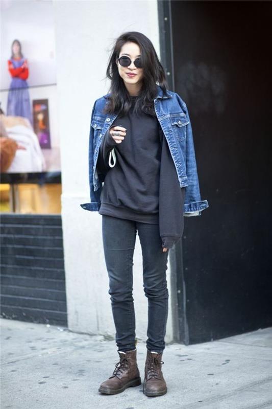 kot-ceket-kadın-erkek arkadaşı-denim-ceket-kadın-model-modern-tasarım