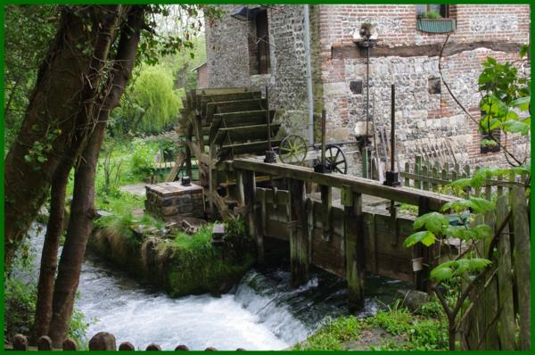 veules-moulin-les-Roses-river-green-leaves