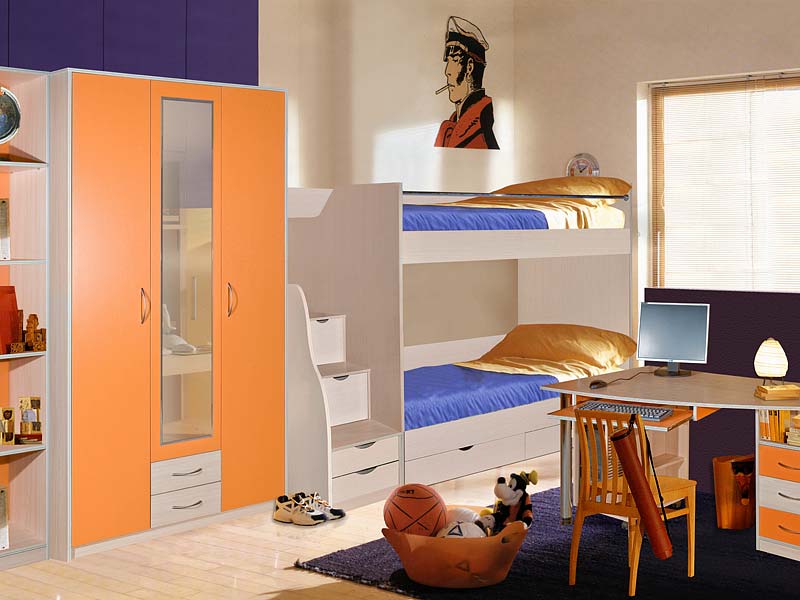 Móveis modulares para o berçário